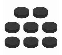 sourcing map 8 piedini isolanti per altoparlanti su un lato, 50 mm x 15 mm, in schiuma antiscivolo, per assorbire gli urti, amplificatore, per altoparlanti HiFi Home Theater, colore: nero