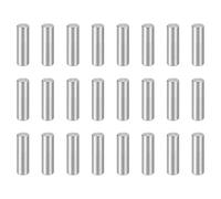 sourcing map 80 perni cilindrici M3 x 10 mm, perni cilindrici in acciaio inossidabile 304, picchetti di supporto per mensole, per armadietti, mobili, installazione fai da te, industria meccanica