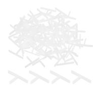 sourcing map 800 distanziatori in plastica a forma di T per pareti e pavimenti, 1,5 mm, distanziatori per piastrelle in ceramica, colore bianco