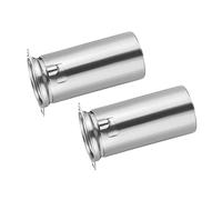 sourcing map 9pin Ceramica Tubo Vuoto Socket Valve 53mm Alluminio Shield per 12AX7 12AU7 ECC83 ECC82 Tubo, tono argento