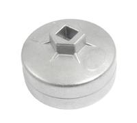 sourcing map A TAPPO FILTRO OLIO SOCKET CHIAVE 73MM 15 SCANALATURE