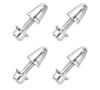 sourcing map Adattatore per elica RC aereo Spinners, apertura 3,17/4 mm e uscita 6 mm asse elica adattatore risparmio per albero brushless controller di velocità motore, confezione da 4