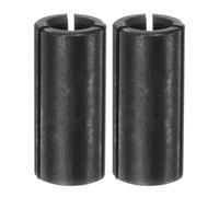 sourcing map Adattatore per mandrino per fresa, da 12,7 mm a 6,35 mm, in acciaio al carbonio CNC, convertitore per fresa per lavorazione del legno, macchina per incidere, 2 pezzi