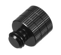 sourcing map Adattatore per supporto microfono M12 femmina a 3/8 maschio adattatore filettato per supporto microfono a treppiede per fotocamera