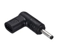 sourcing map Adattatore USB 3.1 tipo C femmina a DC maschio, 12 V tipo C a DC35135 adattatore a gomito da 3,5 x 1,35 mm per PD Power Bank sorgente PD Notebook Laptop Tablet
