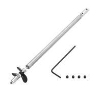 sourcing map Albero di trasmissione W Elica e giunto di accoppiamento per kit di montaggio accoppiatore barca RC, albero L250mm, manicotto L200mm, D36mm tre eliche, adatto per albero motore da 3 mm