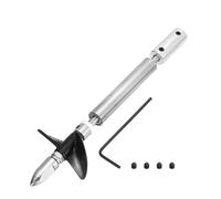 sourcing map Albero di trasmissione W Elica e giunto di accoppiamento per kit di montaggio accoppiatore barca RC, albero L100mm, manicotto L25mm, D36mm due eliche, adatto per albero motore da 3 mm