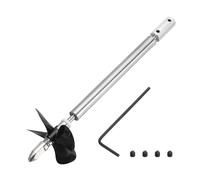 sourcing map Albero di trasmissione W Elica e giunto di accoppiamento per kit di montaggio accoppiatore barca RC, albero L150mm, manicotto L100mm, D55mm quattro eliche, adatto per albero motore da 5
