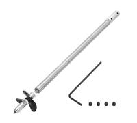 sourcing map Albero di trasmissione W Elica e giunto di accoppiamento per kit di montaggio accoppiatore barca RC, albero L250mm, manicotto L200mm, D36mm tre eliche, adatto per albero motore da 3,17 mm