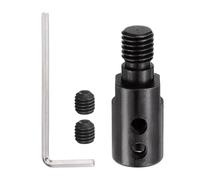 sourcing map Albero motore pergolato da 8 mm a M10 in acciaio 1045, con viti e chiave per mini seghe fai da te e mole, mandrino, motori asta connettore