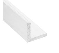 sourcing map Angolo in alluminio, 2 x 2 x 35,6 cm di lunghezza, 0,3 cm di spessore, barre in alluminio 6063 T5 per costruzione edile, mobili, mensole, staffe, fai da te, industriale, 1 pezzo