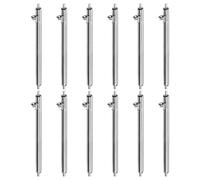 sourcing map Anse a molla a sgancio rapido in acciaio inox perni di ricambio per cinturino, Argento, 24mm