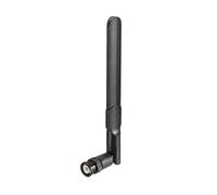 sourcing map Antenna WiFi 8dBi ad alto guadagno BNC maschio 2.4/5.8GHz Dual Band Omni Direction pieghevole per Bluetooth/Zigbee Antenna Paddle Type Nero