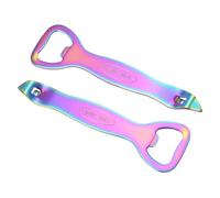 sourcing map Apribottiglie manuale, 2 pezzi, in acciaio inox, a forma di chiesa, apribottiglie, portatile, strumento per la rimozione di tappi di bottiglia, strumento per cucina, feste, casa, bevande