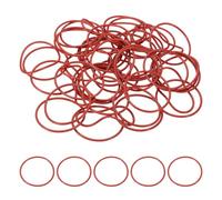 sourcing map AS568 AS-028 - Guarnizione di tenuta in silicone per valvole di tubi per macchine automobilistiche, da -40 °C a 200 °C, 50 pezzi