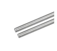 sourcing map Asta completamente filettata M10 x 300 mm, passo filettatura 1,5 mm, in acciaio inox 304, con filettatura destra, confezione da 2