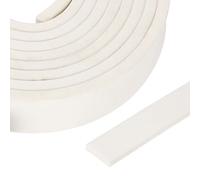 sourcing map Asta di supporto in schiuma da 5 m, 0,5 cm x 3 cm, riempitivo per giunti solidi quadrati, striscia di tenuta in schiuma per salvafataggio, riempitivo per cemento e crepe, bianco