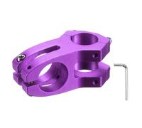 sourcing map Attacco manubrio da 25,4 mm in lega di alluminio da 45 mm, con chiave esagonale, per mountain bike, bici da strada, BMX, MTB, colore viola sabbia