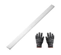 sourcing map Barra piatta in acciaio inossidabile 316, 6 mm di spessore x in in / 20 mm di larghezza x 300 mm di lunghezza, con guanti, finitura spazzolata, strisce di rivestimento per industria fai
