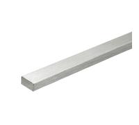 sourcing map Barra piatta in acciaio inossidabile 316L, lunghezza 100 mm, larghezza 10 mm, spessore 6 mm, strisce di metallo con finitura spazzolata, per fai da te, cucina, artigianato, macchinari