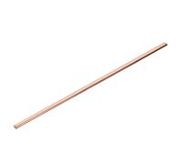 sourcing map Barra piatta in rame, 3/16" x 3/16" x 22,9 cm, C110, in rame massiccio, per fai da te, riparazioni, elettrici (5 mm x 5 mm x 230 mm)