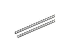 sourcing map Barre Filettate Asta completamente filettata M6 x 350 mm 1 mm passo filettatura 304 in acciaio inox con filettatura destra, confezione da 2