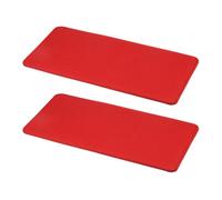 sourcing map Base modellante in feltro, rettangolare, per borsetta, borsa a tracolla, zaino, con inserto ad arco, Rosso, 12 x 6 Inch