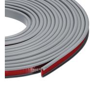 sourcing map Bordo a forma di U da 7,6 m, adatto per mobili in TPE adesivo da 1/2 pollici, protezione flessibile per mobili, mobili, piano di lavoro, mensole, tavoli, legni, grigio