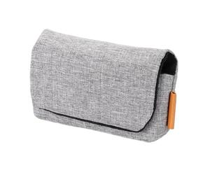 sourcing map Borsa di immagazzinaggio della macchina fotografica digitale, materiale della fibra multiuso piccola borsa portatile per la borsa della frizione di, grigio, 6 x 4.1 x 2 Inch, moderno
