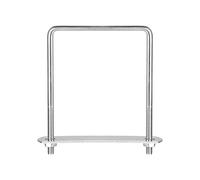 sourcing map Bulloni a U quadrati, 82mm Larghezza Interna 110mm Lunghezza M6 304 Acciaio Inox U Morsetto Bullone con Dadi e Piastre, per Rimorchio Barca
