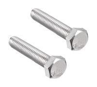 sourcing map Bulloni esagonali M6 x 50 mm in acciaio inox 304 a vite per mano sinistra, 2 pezzi