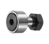 sourcing map Cam Follower Track Runner CF10/KR22 PPX Cuscinetto a rullini in acciaio cromato, diametro 22 mm, tipo prigioniero M10 per guida per macchine utensili, presa esagonale)