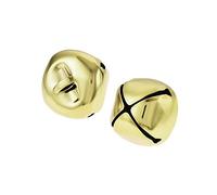 sourcing map - Campanelle Jingle Bells, 20 mm, 100 pezzi, campane fai da te per decorazioni natalizie, feste, casa, dorate