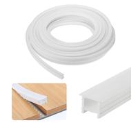 sourcing map Canale diffusore LED da 10 m, sistema di canali LED in silicone da 14 x 14 mm, striscia luminosa flessibile al neon per strisce luminose da 8 mm-10 mm, decorazione per interni ed esterni
