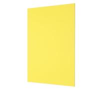 sourcing map Cartoncino per scrapbooking, 26,9 x 39,1 cm, 41,7 kg/250 g/m², in tinta unita, per arti e mestieri, inviti, biglietti di auguri, etichette regalo, giallo, confezione da 10