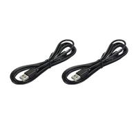 sourcing map Cavo di alimentazione da USB a CC, 2 m, da USB a CC, 5,5 mm x 2,5 mm, 5 V, cavo di alimentazione nero per mini ventilatore, fotocamera, cellulare, tablet, dispositivi, 2 pezzi