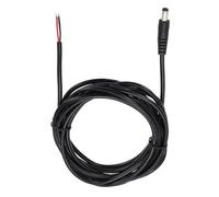 sourcing map Cavo di alimentazione DC Pigtails, 5,5 mm x 2,5 mm, connettore maschio a barilotto a filo nudo estremità aperta 300 cm per PC, laptop, giocattoli, cellulari, dispositivi elettronici