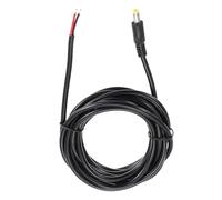 sourcing map Cavo di alimentazione DC Pigtails, 5,5 mm x 2,5 mm, connettore maschio a barilotto a filo nudo estremità aperta 300 cm per PC, laptop, giocattoli, cellulare, dispositivo elettronico