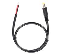 sourcing map Cavo di alimentazione DC Pigtails, 5,5 mm x 2,5 mm, connettore maschio a barilotto a filo nudo estremità aperta 50 cm per PC, laptop, giocattoli, cellulare, dispositivo elettronico
