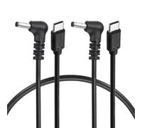 sourcing map Cavo di alimentazione PD da 36 W, 12 V 3 A, 3,5 x 1,35 mm, tipo C, ad angolo retto, 0,4 m, da USB C a DC PD, cavo di ricarica rapida per monitor portatile, telecamera di sicurezza