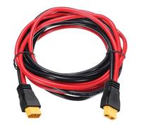 sourcing map Cavo di prolunga XT60 600VDC, 10AWG 5FT XT60 maschio a femmina cavo connettore per batteria RC portatile centrale elettrica pannello solare FPV Drone