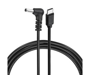 sourcing map Cavo trigger PD da 36 W, 12 V 3 A 3,5 x 1,35 mm tipo C, cavo di alimentazione ad angolo retto da 2 m, da USB C a DC PD, cavo di ricarica rapida per monitor portatile, telecamera di