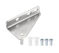 sourcing map Cerniere di ricambio per porta del congelatore, in acciaio inossidabile, cerniera a colonna esterna, distanza albero destro, 3,5 cm, per frigorifero con viti e boccola