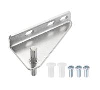 sourcing map Cerniere di ricambio per porta del congelatore in acciaio inossidabile, cerniera a colonna centrale, distanza albero destro 3,5 cm, per frigorifero con viti e boccola