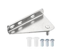 sourcing map Cerniere di ricambio per porta del congelatore in acciaio inossidabile, cerniera a colonna esterna, distanza albero sinistro 3,5 cm, per frigorifero con viti e boccola