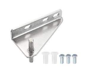 sourcing map Cerniere di ricambio per porta del congelatore in acciaio inossidabile, cerniera a colonna centrale, distanza albero destro 3,5 cm, per frigorifero con viti e boccola