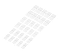 sourcing map Cerniere RC da 2,5 x 1,3 cm, 2,8 x 1,5 cm, 3,6 x 2,3 cm, modello regolabile per aeroplano, telecomando, ali di aereo, parti quadrate in plastica a foglia larga, 30 pezzi