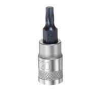 sourcing map Chiave a bussola Torx T20 Solid Star da 1/4", lunghezza 3,7 cm, punta in acciaio S2 CR-V per chiave a cricchetto, barra scorrevole, asta di prolunga