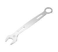 sourcing map Chiave combinata 29 mm metrica super sottile a 12 punte e estremità aperta, in acciaio al cromo vanadio, chiave a doppia estremità, strumento per riparazione fai da te di mobili