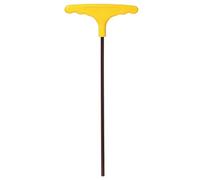 sourcing map Chiave esagonale con manico a T da 8 mm, in acciaio S2, con braccio extra lungo, nera, chiave a T piatta, chiave esagonale interna, strumento di riparazione per la riparazione di